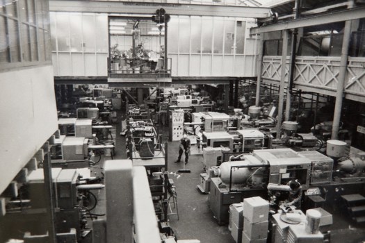 Barkley Plastic's shopfloor in 1968