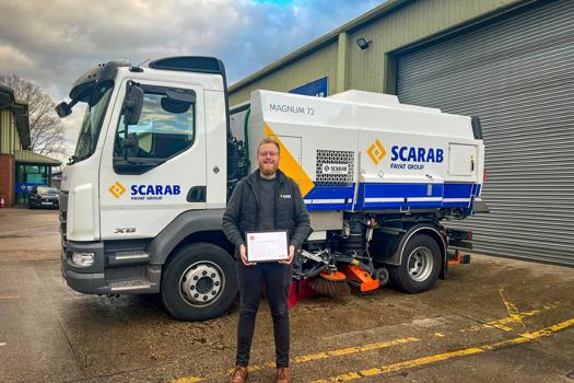 Callum Huthwaite, Marketing Manager at Scarab Sweepers