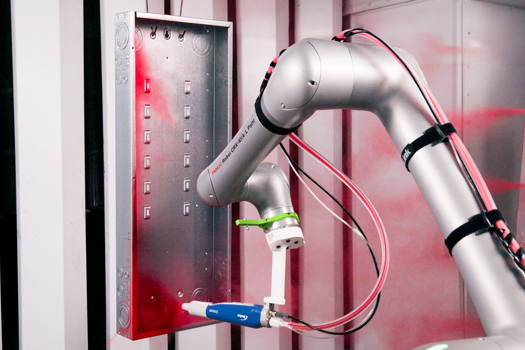 The CRX-10iA/L PAINT is the world's first explosion-proof, ATEX-rated collaborative robot for industrial painting