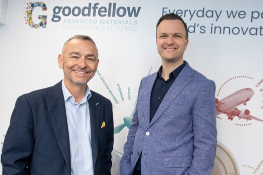 (L-R) Goodfellow's Simon Kenney and Richard Wilson