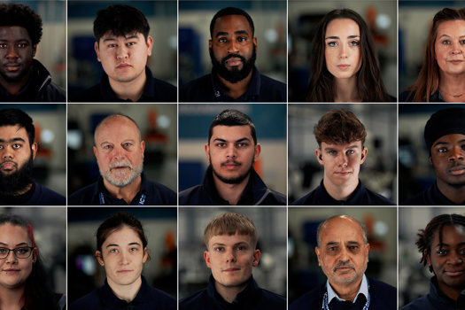 Staff and learners have joined forces to film the #imincluded video