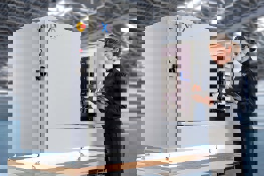 A bench-top CT-MINI computed tomography (CT) system manufactured by ProCon X-Ray