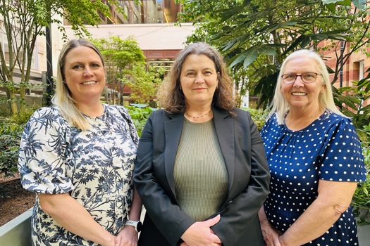 (L-R) Claire Pattison, Manchester Metropolitan University; Ruth Hailwood, Made Smarter; and Dr Ann Mulhaney, the University Of Salford