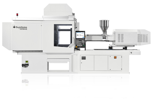 A Sumitomo (SHI) Demag medical machine with a new injection unit 