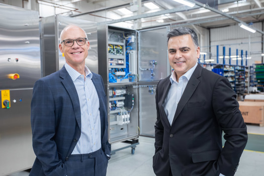 (L-R) Pinaki Banerjee and Tony Hague, both PP Control & Automation