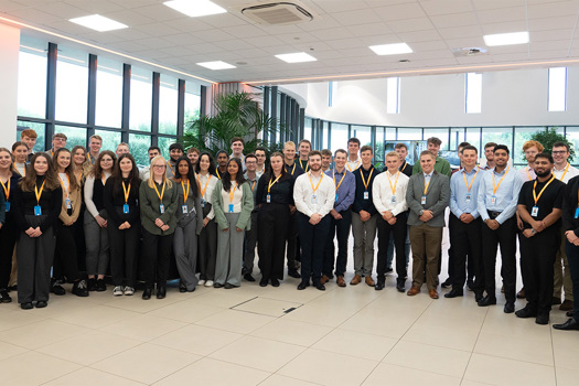 Renishaw has welcome 63 apprentices, 100 graduates, and 57 industrial placement students this year