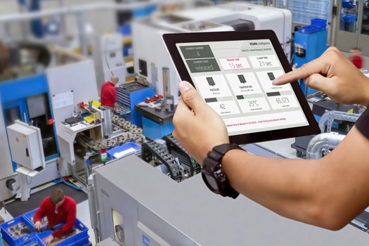 STARK.intelligence digital zero-point clamping technology is a sensor-based system that allows digital status monitoring and recording of clamping elements