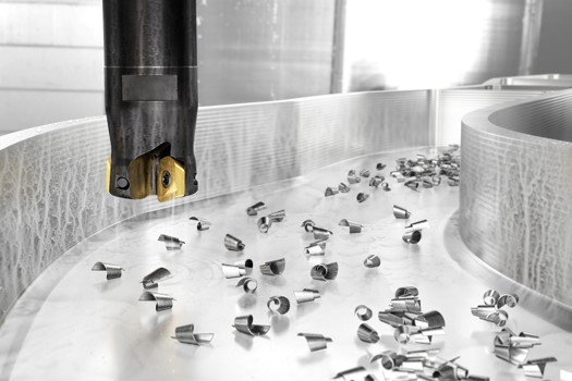 Sandvik's CoroMill® MH20 being used for an aerospace application 