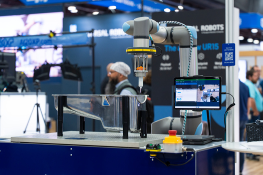 Universal Robots' booth at Automate 2025