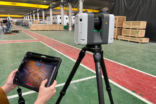 Hexagon's Digital Factory as-a-service can create large-scale 3D scans of factories in hours 